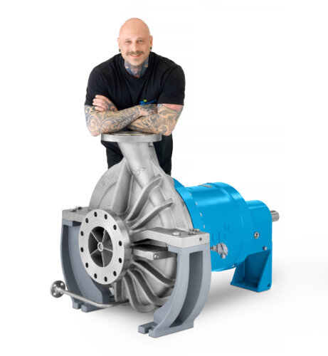 MKP 200-150-500 with a CP employee
